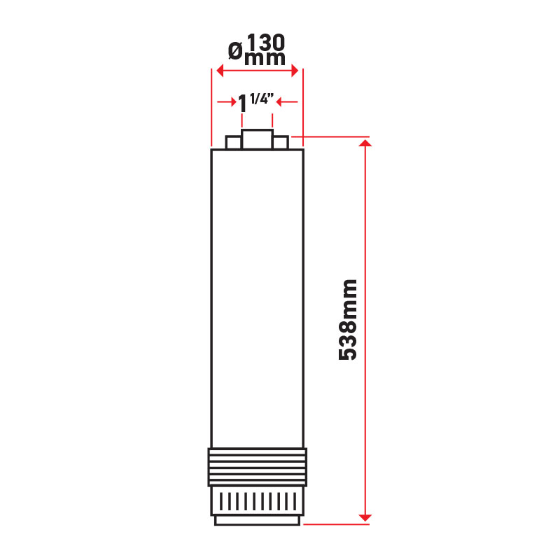 ΑΝΤΛΙΑ ΥΠΟΒΡΥΧΙΑ ΠΗΓΑΔΙΩΝ ΙΝΟΧ 750W - 63522 - KRAFT